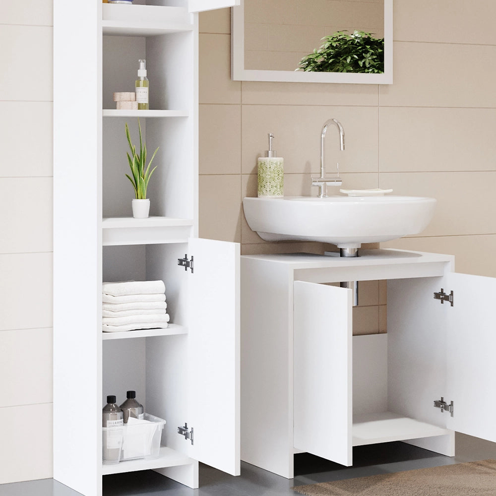 Vicco Set di mobili da bagno Bianco Set di 3
