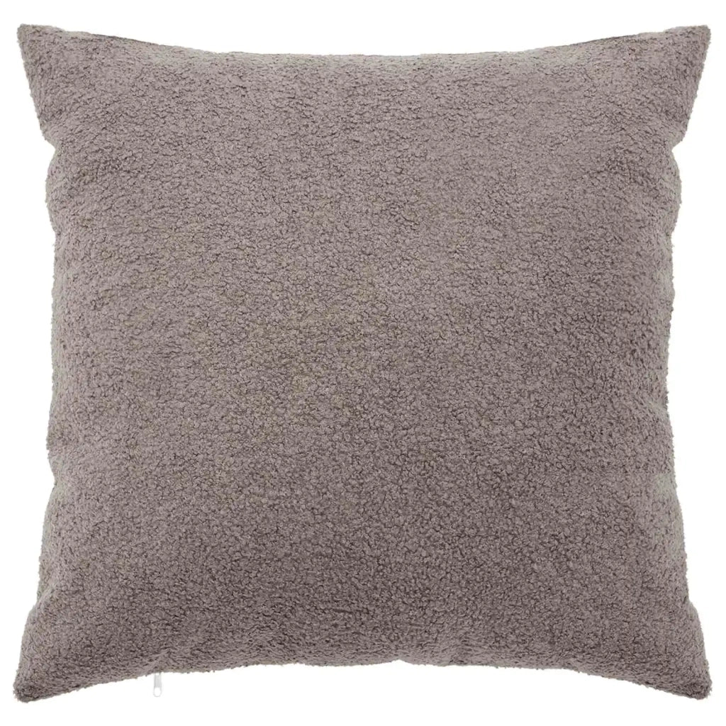 Federa 6 pcs HEERLEN Grigio Chiaro 80 x 80 cm Bouclé 913606