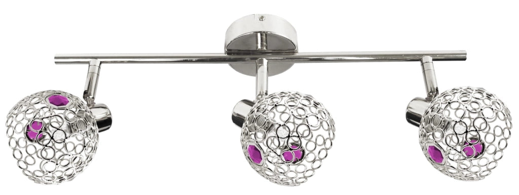 Plafoniera Candellux ARON cromata 3xG9 metallo 55cm