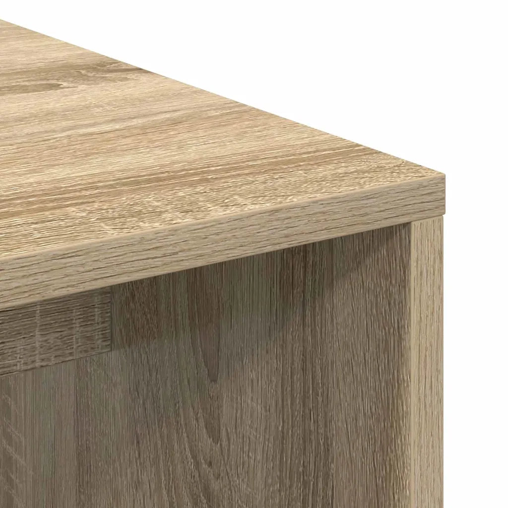 Scrivania | Tavolo da Ufficio rovere sonoma 102 x 50 x 124 cm Legno multistrato