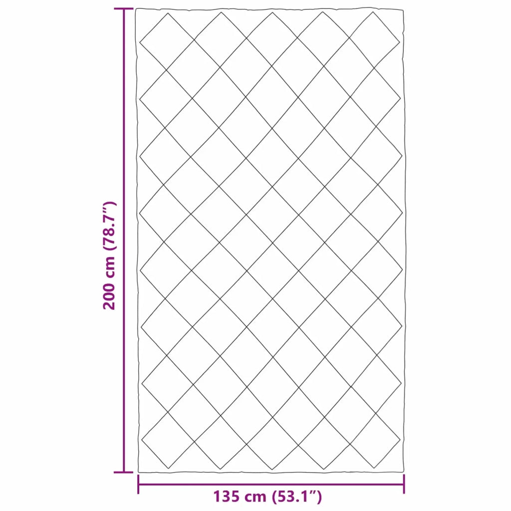 Piumone | Duvet Estivo Verde 200 x 135 cm Microfibra