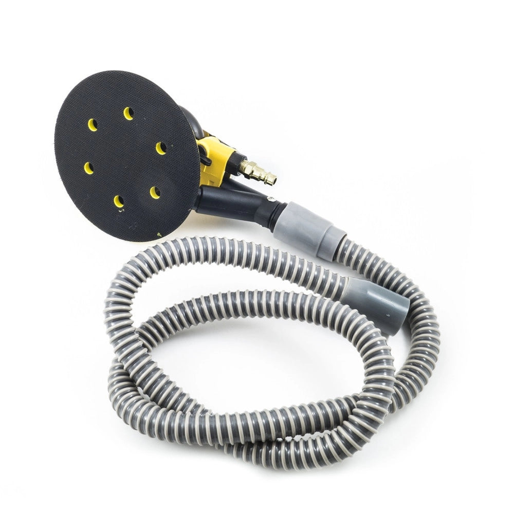 Trade Shop - Levigatrice Orbitale Ad Aria Con Tubo Aspira Polvere Per Compressore 6" 150mm -