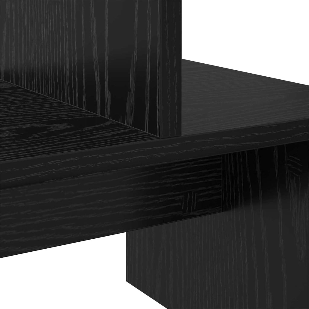 Set mobile TV | Armadietto TV | Mobile Porta TV Rovere Nero 180,5 x 30 x 43 cm Legno multistrato