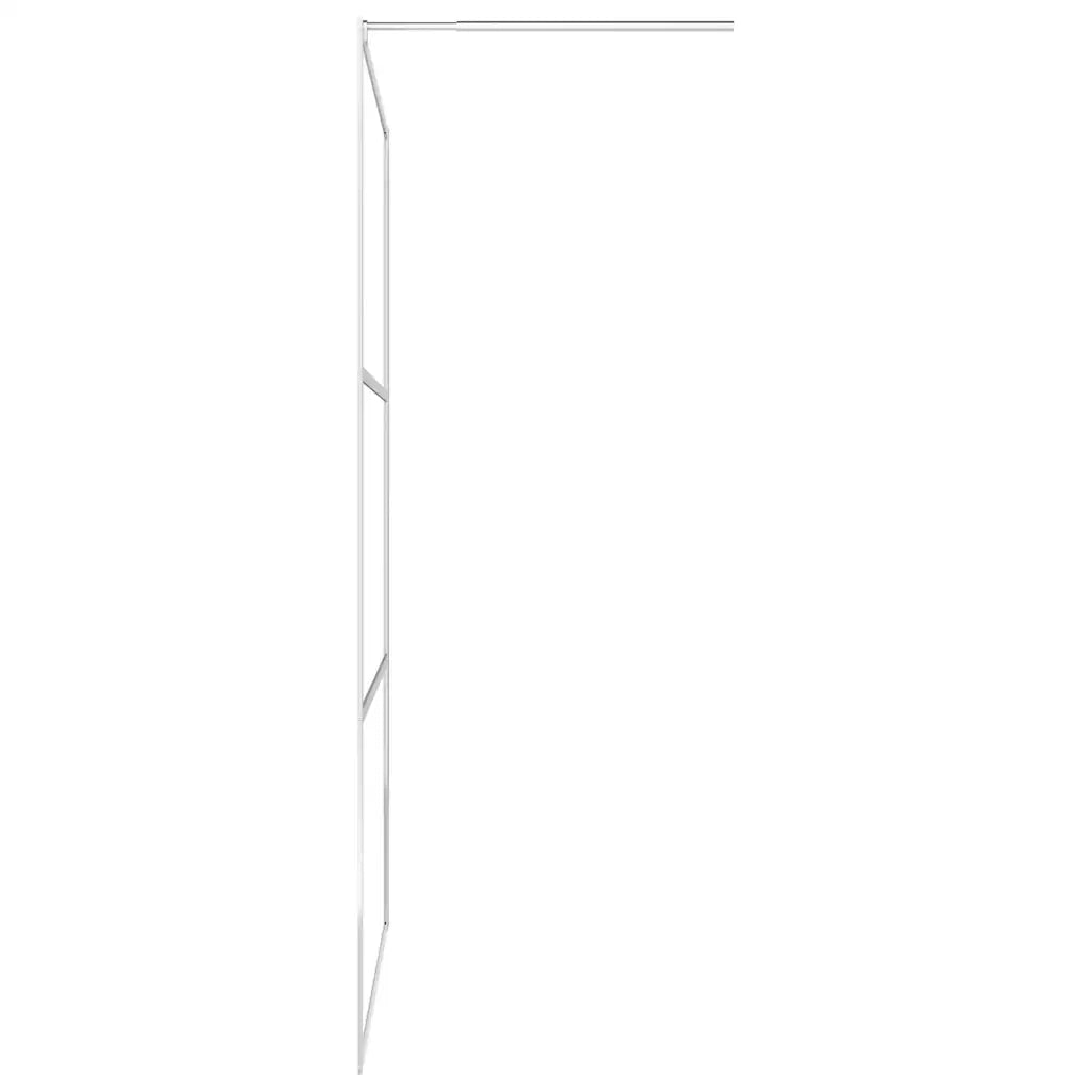 Parete per Doccia Walk-in in Vetro Trasparente ESG 140x195 cm CFW3414109