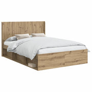 Letto da camera | Struttura del letto con stoccaggio e testata 3 pcs