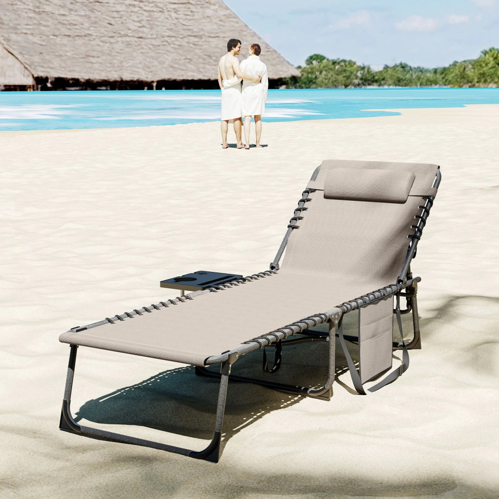 Divano letto ¨C Minimal ¨C crema, tessuto, struttura metallo, 190x60x31 cm