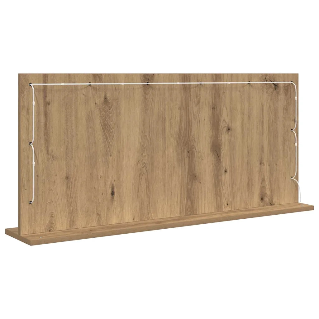 Specchio da Vanit¨¤-Specchio da Trucco Rovere artigianale 100 x 45 x 18 cm