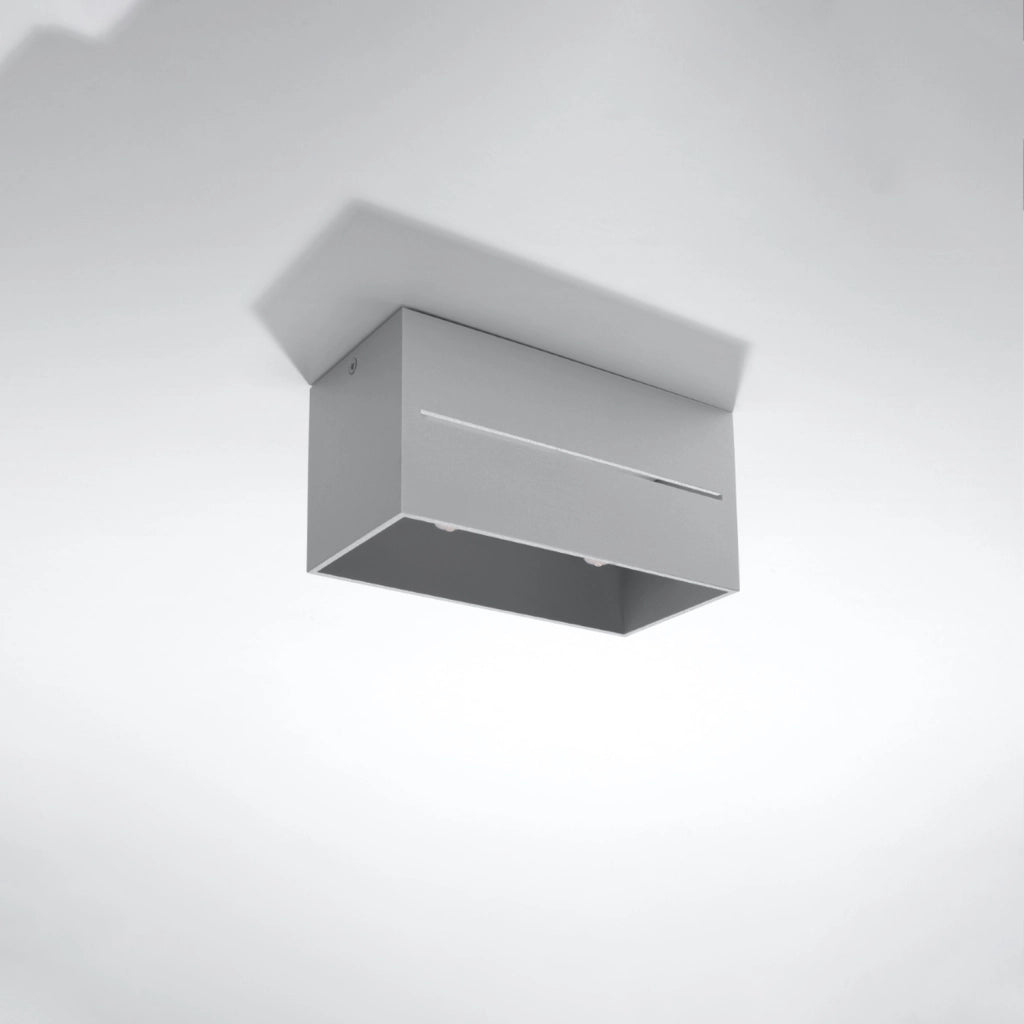 Lampada da soffitto LOBO 2 grigio