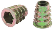 Inschroefmoer M6 x 8 mm - Set di 50 pezzi - Adatto per mobili - Inserzione a vite - Set di viti a mano con zanca - Zinklegering