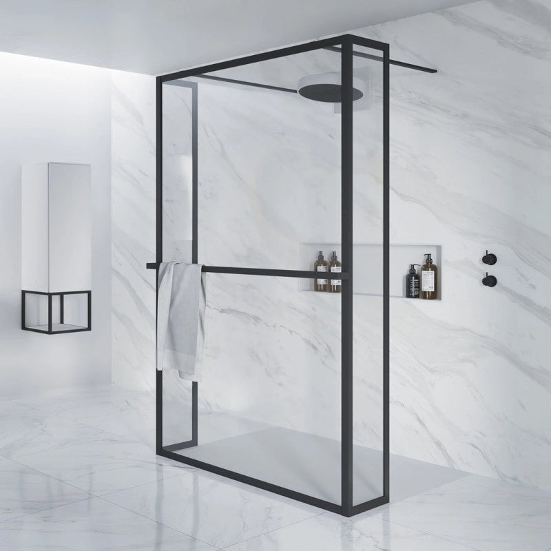 Parete doccia walk-in italiana LUCID 404 RIHO 100x30x200 cm