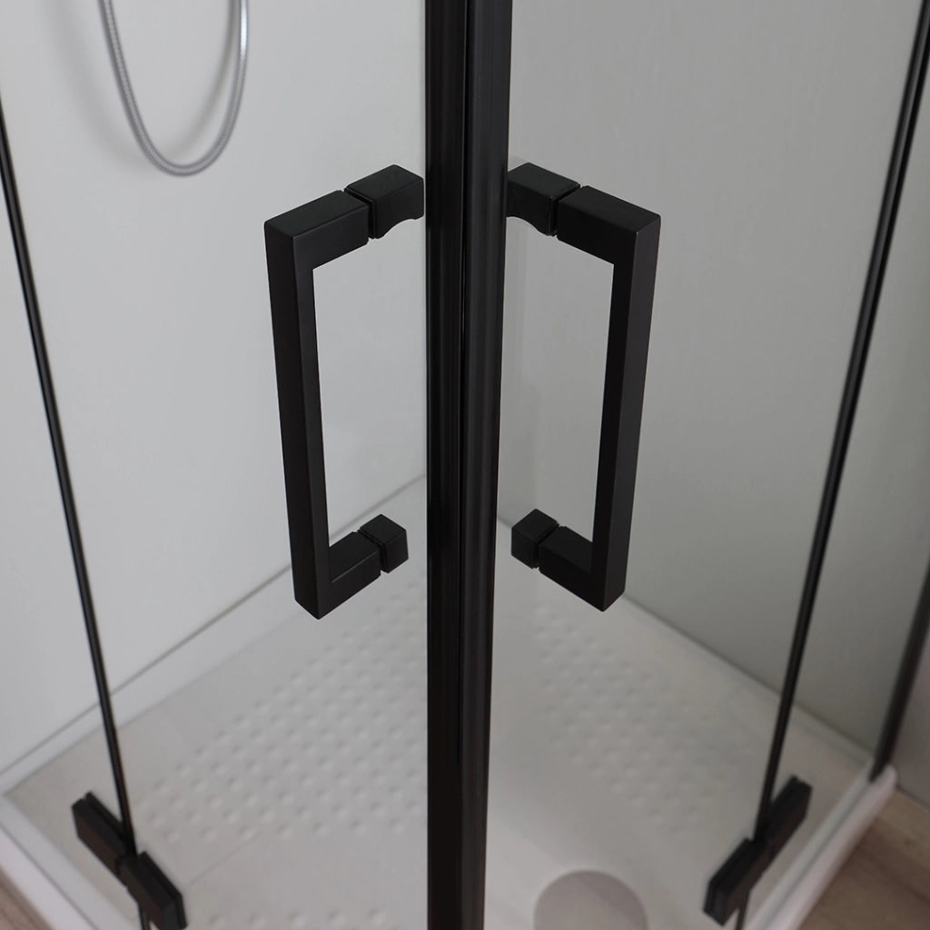 Box doccia 90x90 cm nero opaco
