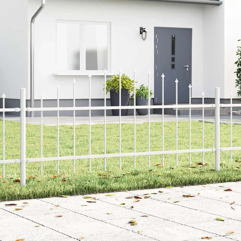 Recinzione per Giardino Woerden 2 pcs Bianco 3360136