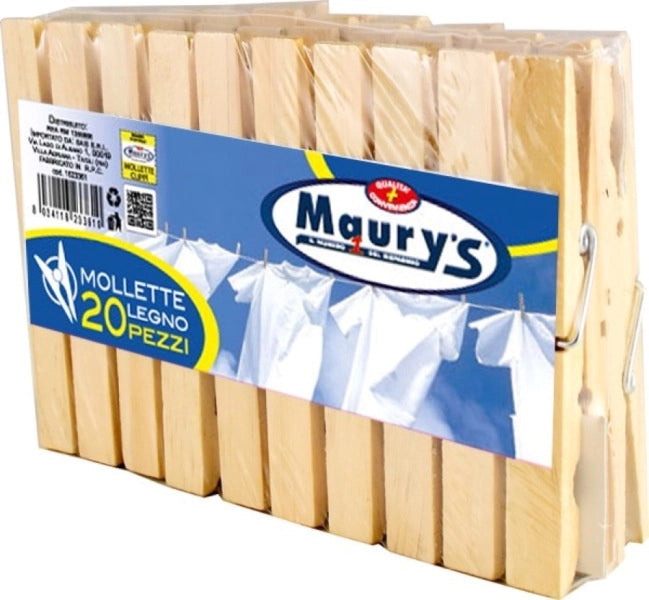 MAURY'S MOLLETTE BUCATO IN LEGNO 20PZ