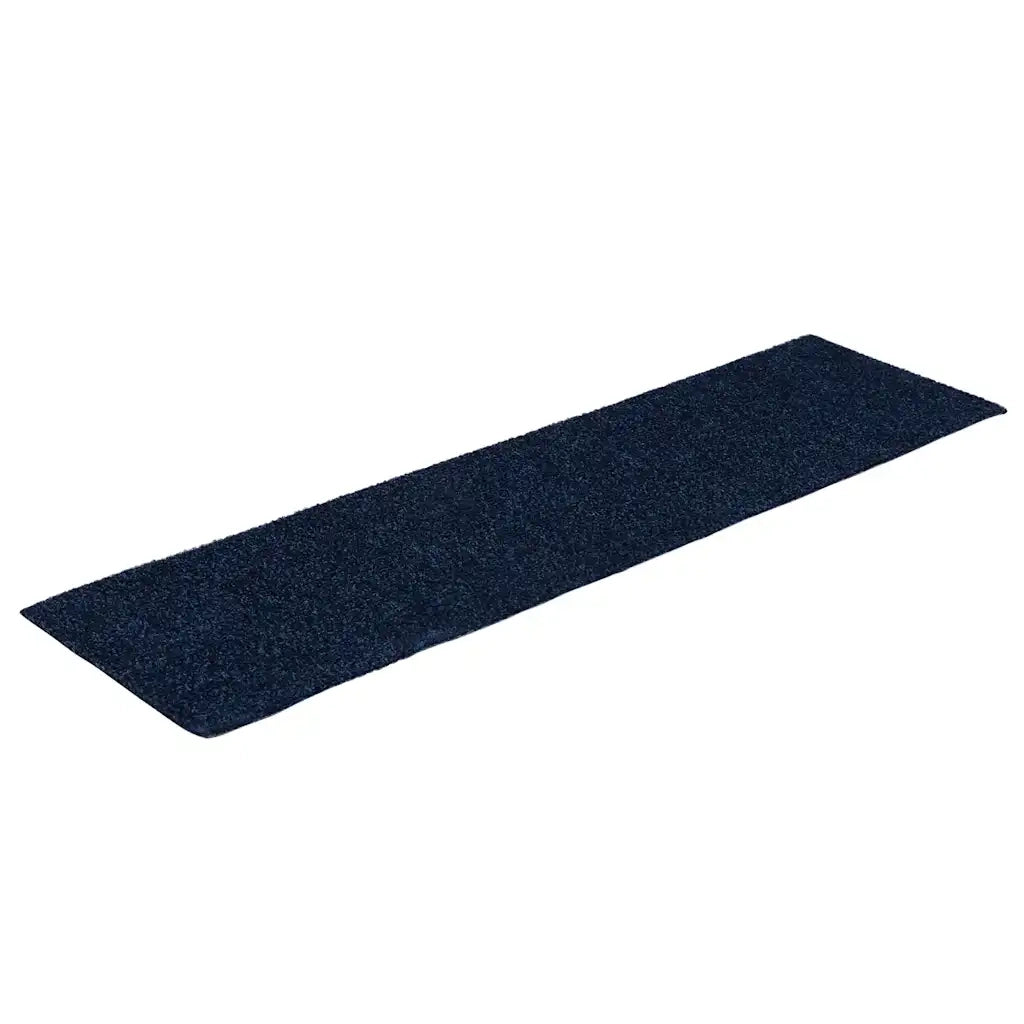 Tappetini per scale autoadesivi 15 pz | Gradini per Scale 76x20 cm blu navy rettangolari