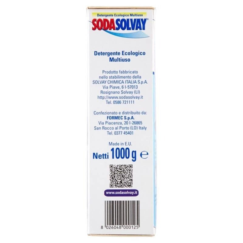 SOLVAY SODA 1 KG DETERGENTE ECOLOGICO MULTIUSO