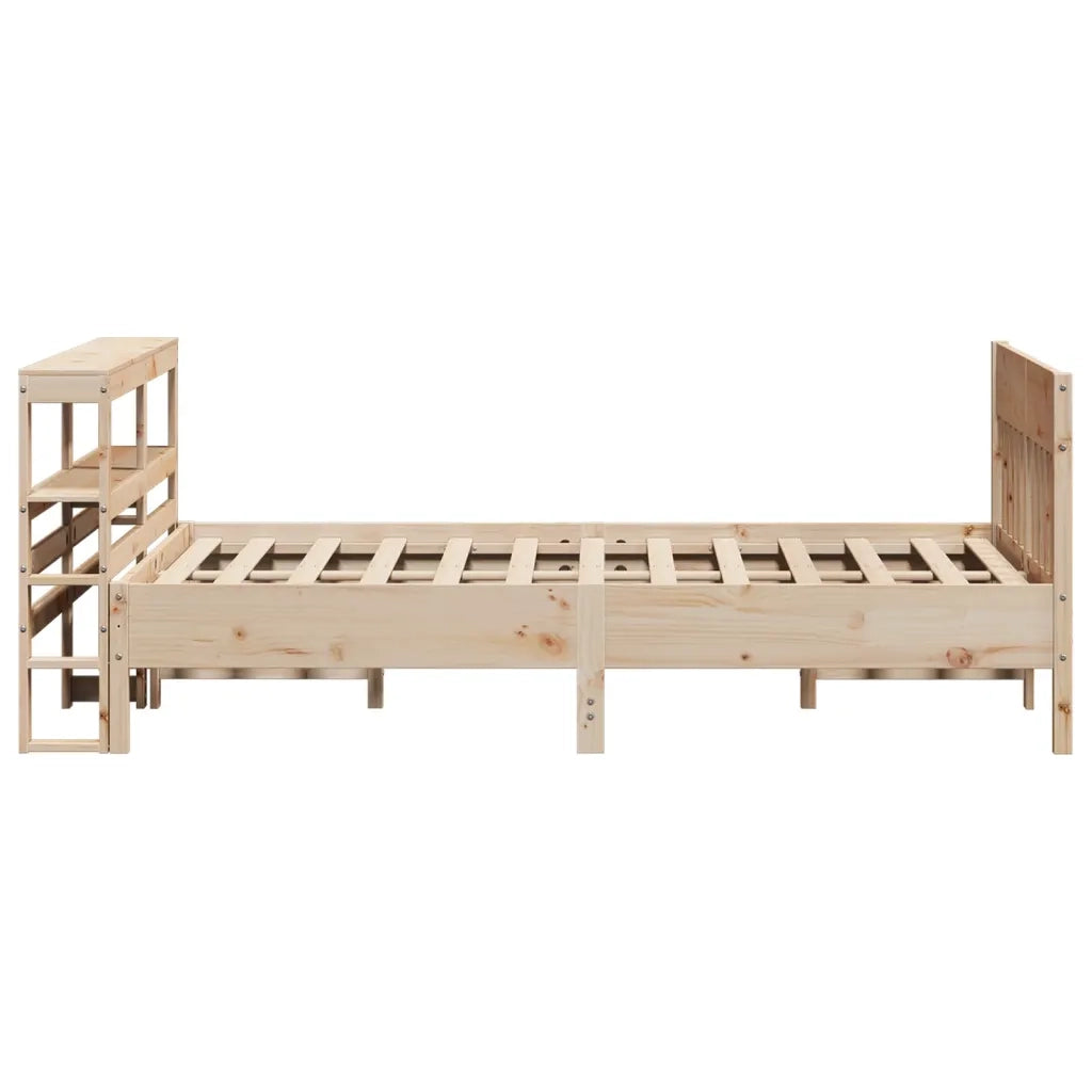 Letto senza Materasso-Struttura Letto 140x200 cm in Legno Massello di Pino 445014
