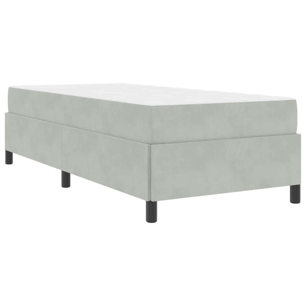 Struttura del letto-Giroletto Grigio chiaro 80 x 200 cm Tessuto 173984