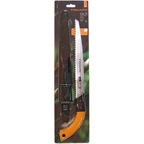 Fiskars 1001620 SW84 Seghetto a Lama Fissa 33 cm capacita' taglio 150 mm impugnatura SoftGrip con fodero colore Nero