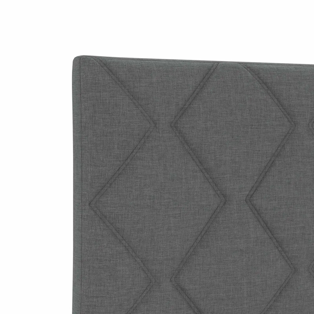 Letto con contenitore e materasso Grigio Scuro 140 x 200 cm 3458689