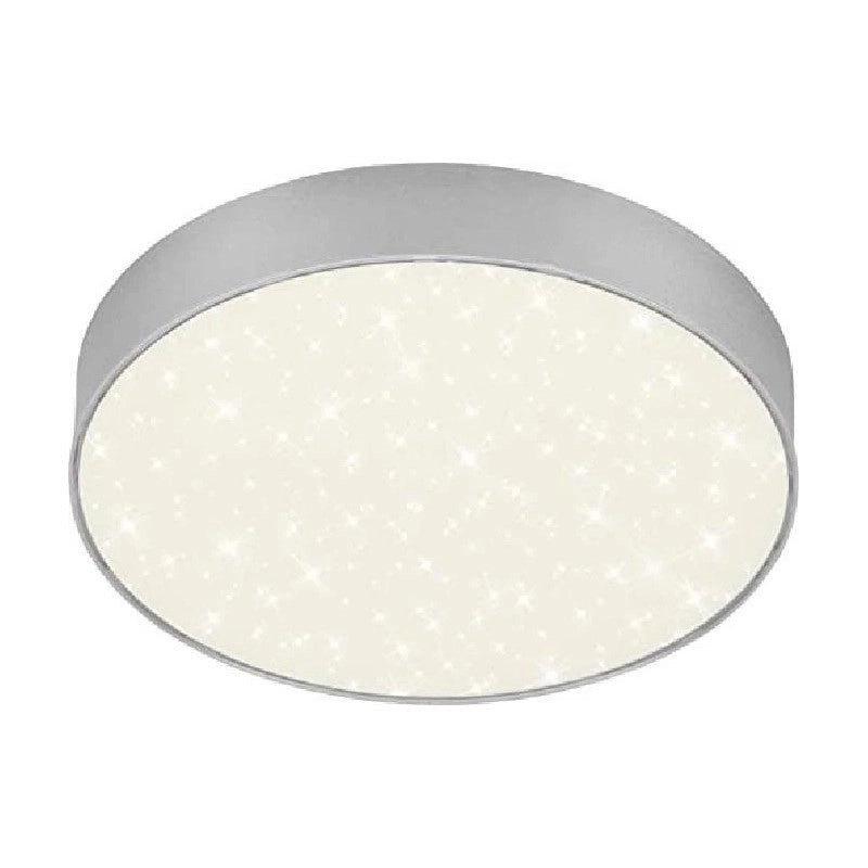 Plafoniera Flame Star led 21 cm 16w 1600lm argento