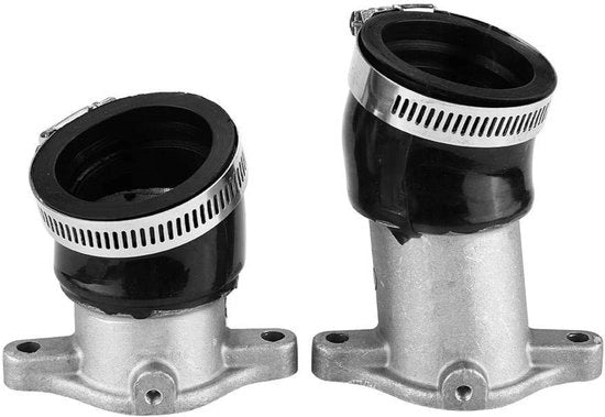 Carburatore Venturi - 2 Pezzi - Alluminio/Gomma - Adatto per CX500 1978-1982 - Duraturo - Installazione Facile