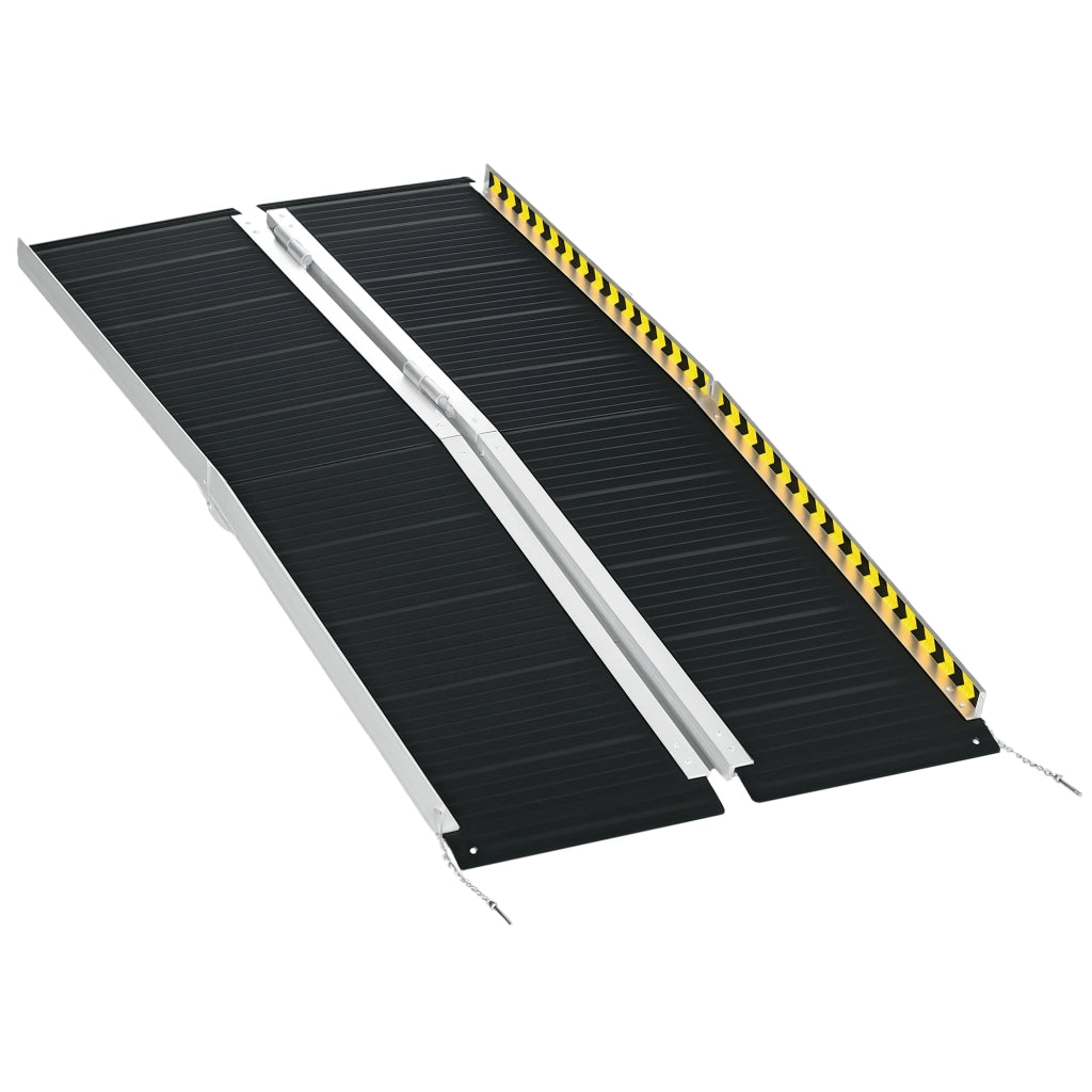 Rampa Pieghevole per Sedia a Rotelle ¨C Xylo ¨C Alluminio Antiscivolo 152x73cm 272kg