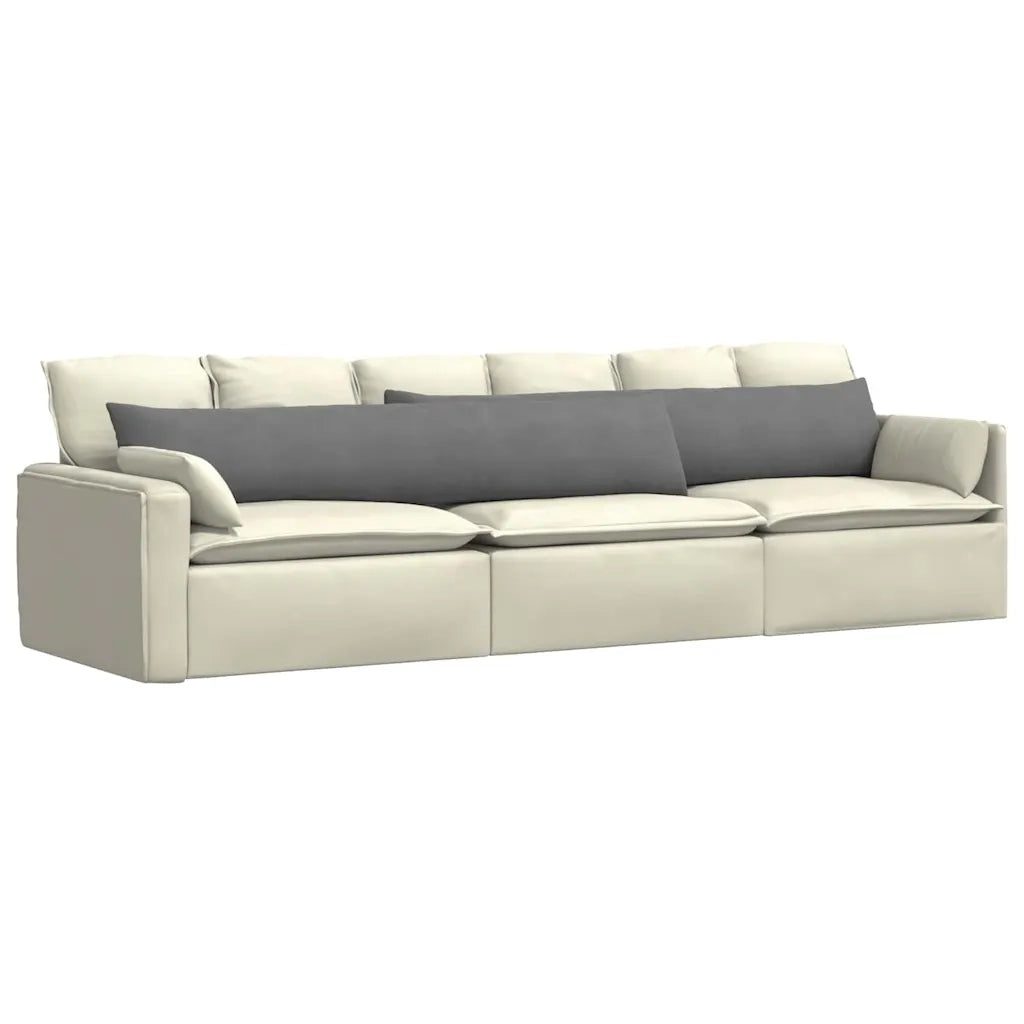 Cuscini da Divano 2 pcs Grigio scuro 200 x 40 cm Tessuto 42013899