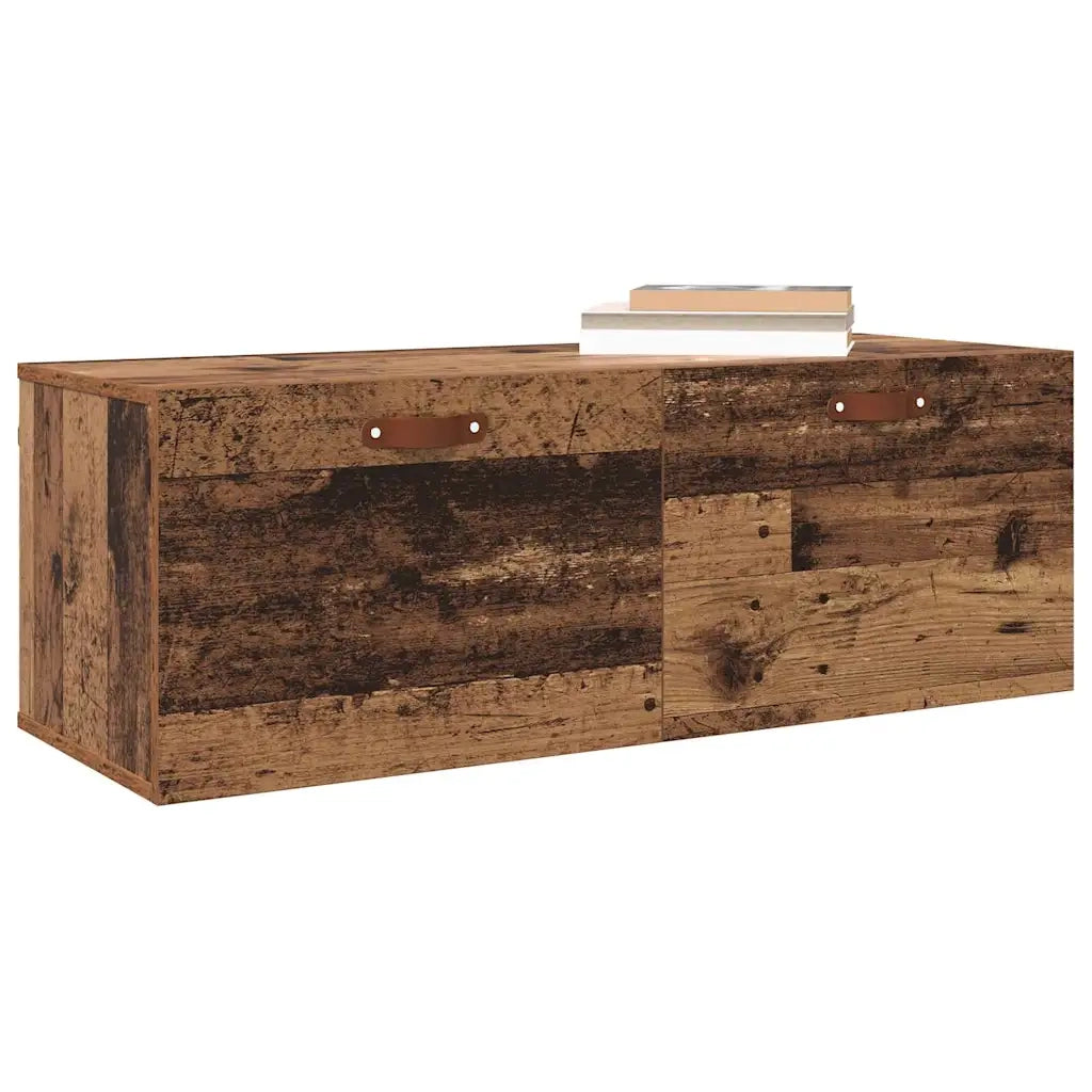 Armadietto a Muro | Mobiletto a muro Legno vecchio 100 x 36,5 x 35 cm