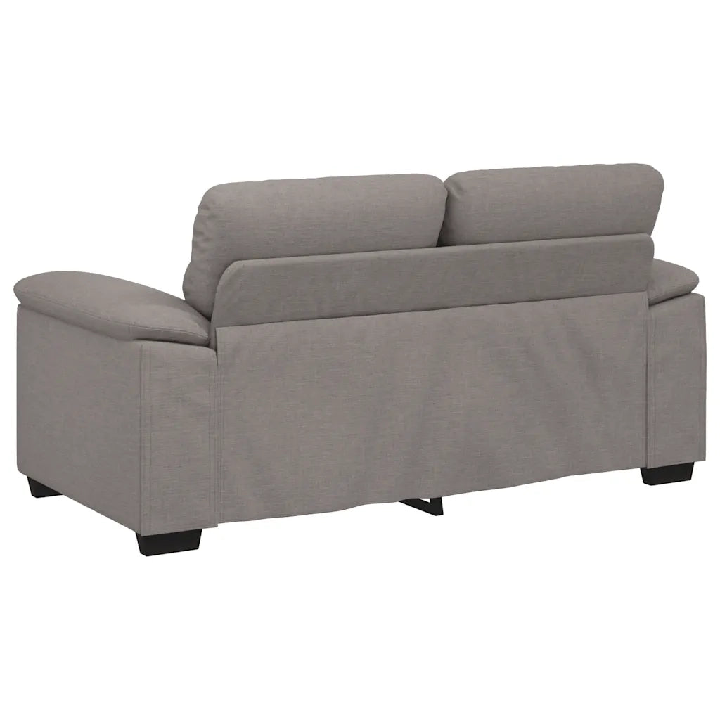 Divano a 2 Posti Tortora 160x81x84 cm in Tessuto 4105303
