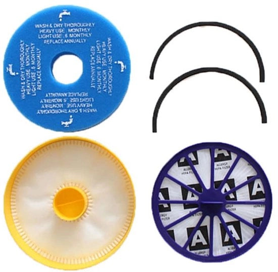 Filtro di sostituzione per aspirapolvere DC04 - Filtro pre-aspiratore lavabile - Filtro HEPA post-aspiratore - Duraturo - Alta qualità - Diametro 153 mm/139 mm - Filtro per aspirapolvere