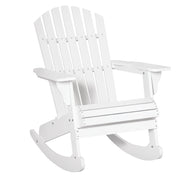 Poltrona dondolo da giardino ¨C Minimal ¨C Bianco 77x94x97 cm
