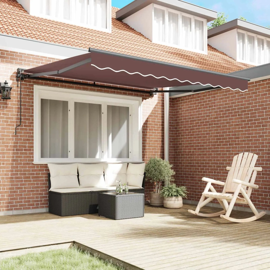 Struttura della tenda Marrone 300 x 250 cm 3329958