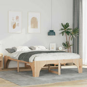 Struttura del letto Marrone 160 x 200 cm Pino massello