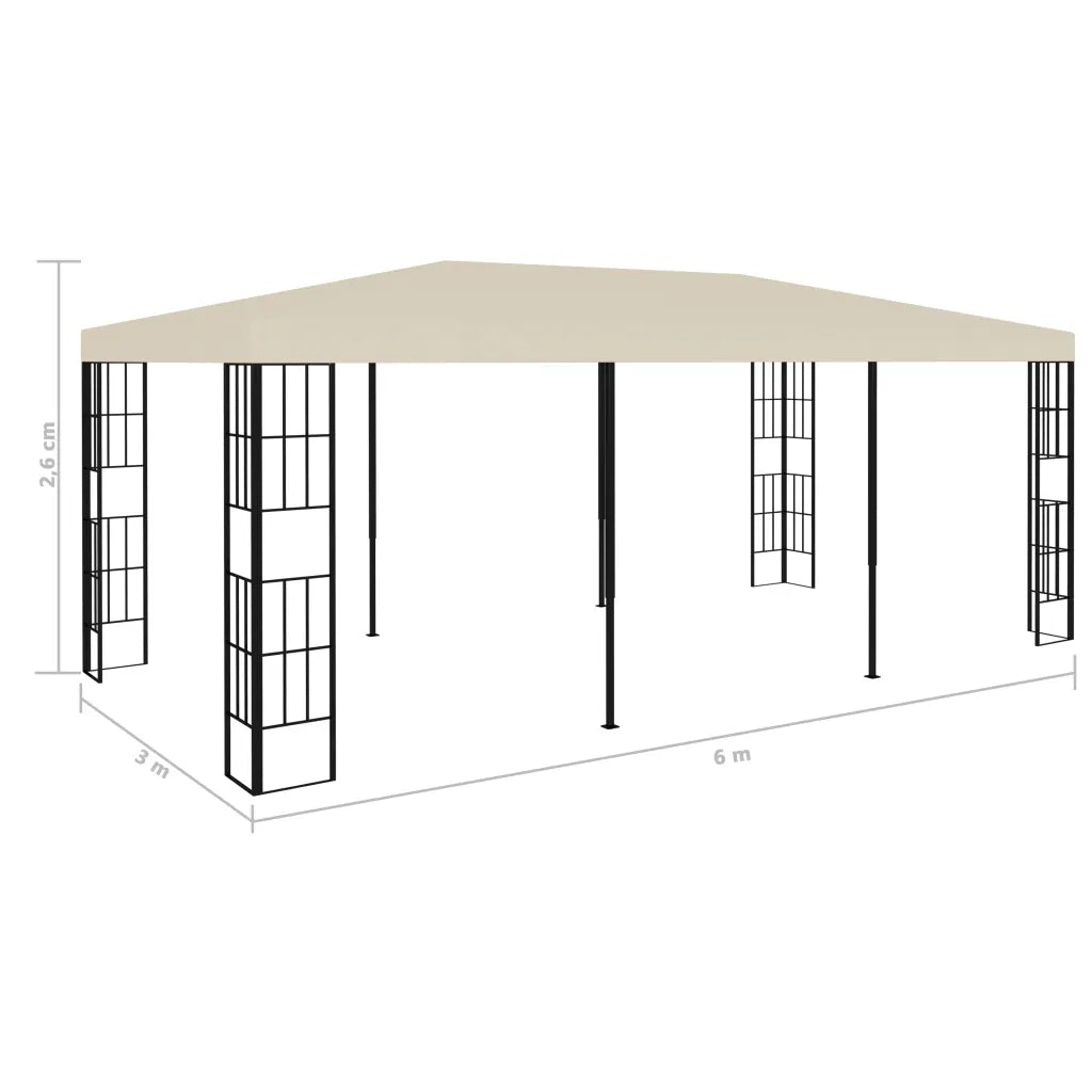 Gazebo | Pergolato 3x3 m Crema