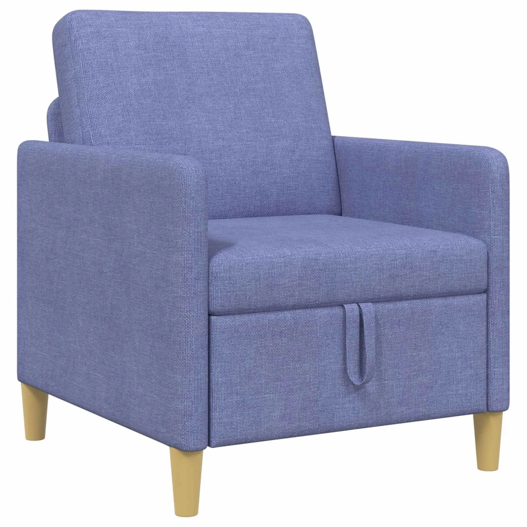 Divano con Storage Blu jeans 72 x 78 x 87 cm Poliestere 42036876