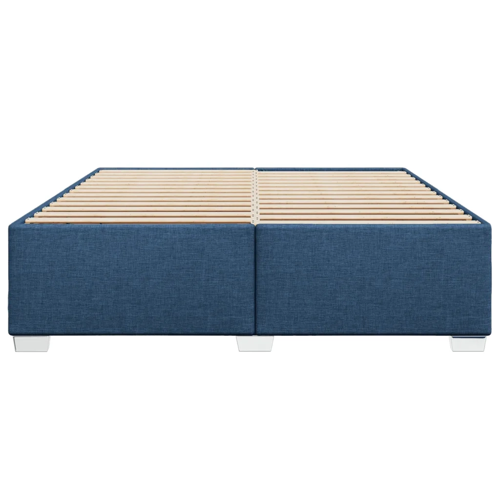Giroletto senza Materasso Blu 200x200 cm in Tessuto 3284505
