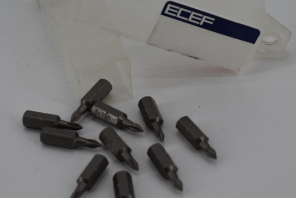 INSERTI PER VITI CON IMPRONTA A CROCE 'PHILLIPS' PH 2 - 10 pezzi- ECEF