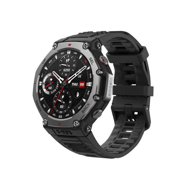 Amazfit t-rex 3 3,81 cm (1.5") amoled 48.5 mm digitale 480 x 480 pixel touch screen nero wi-fi gps (satellitare) - REX3BLACK