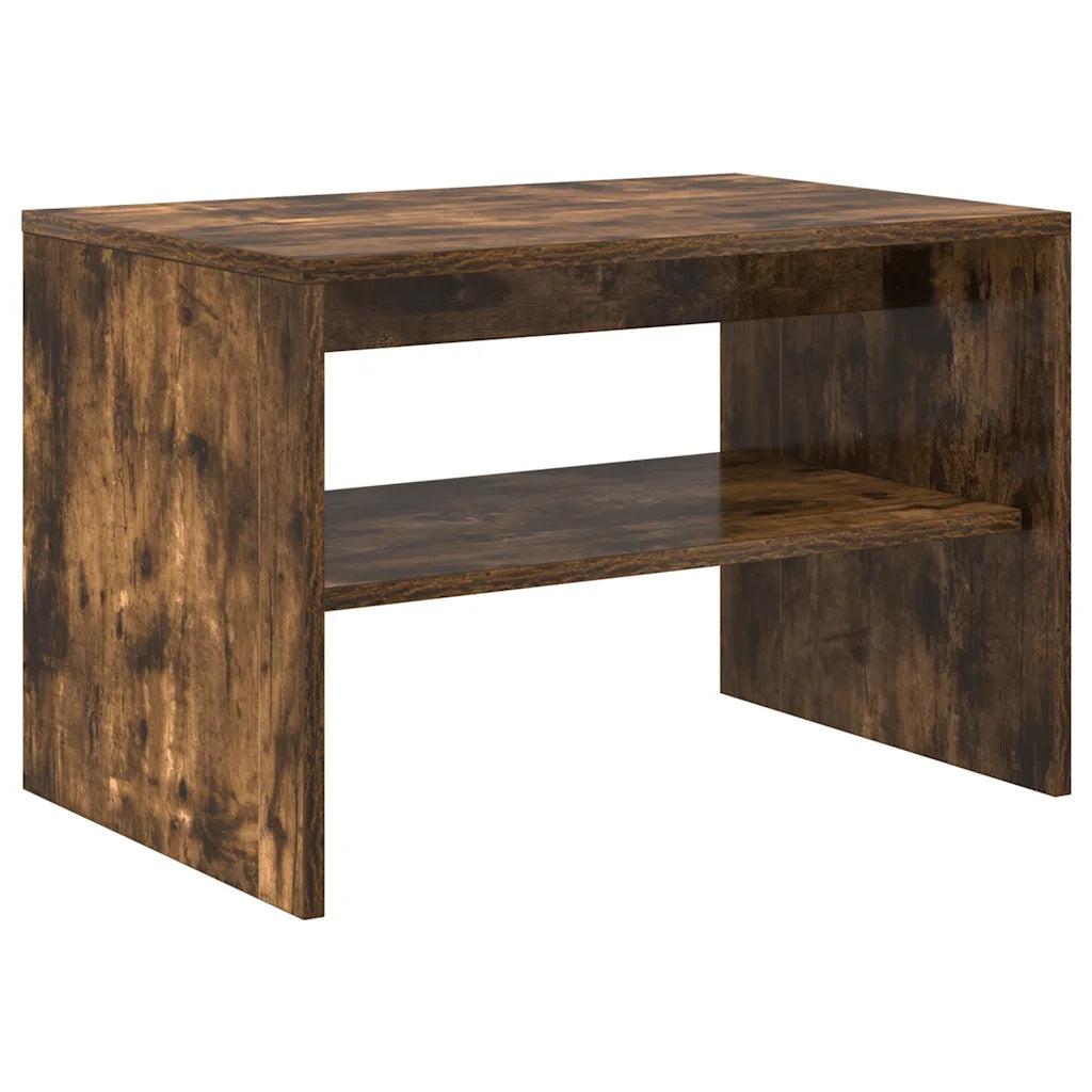 Mobile Porta TV Rovere Fumo 60x40x40 cm in Legno Multistrato 859104