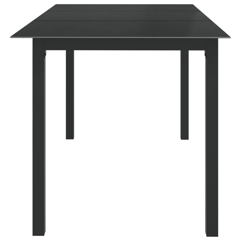 Set Mobili da Pranzo per Giardino 7 pz in Alluminio Antracite 3070638