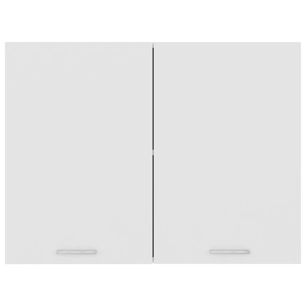 Pensile da cucina a parete con 2 ripiani 80 x 31 x 60 cm legno composito bianco 02_0047683