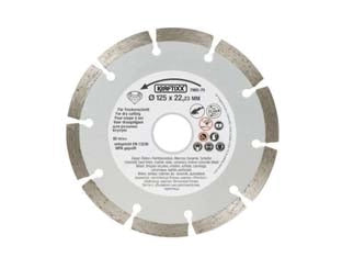 DISCHI DIAMANTATI PER SCANALATORI  TCMA 1300  ø mm.125  foro mm.22,2    EINHELL