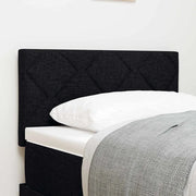 Testiera LED Nero 80 cm Tessuto 3338176