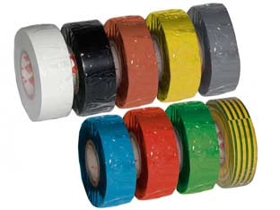 NASTRO ISOLANTE SPESSORE MM.0,13- - mm.50x25mt. colore nero - 4 pezzi SCAPATAPES