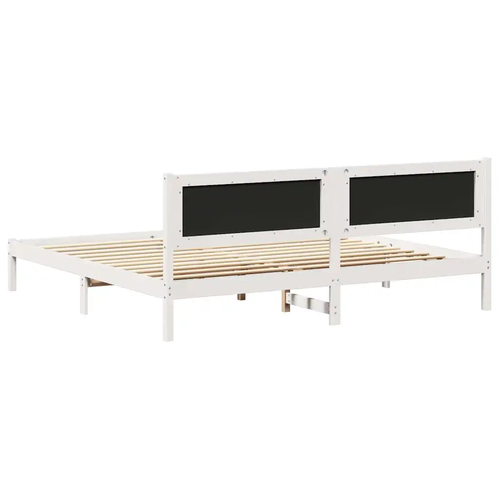 Letto matrimoniale | Letto per adulti | Struttura del letto Grigio chiaro 200 x 200 cm Pino massello