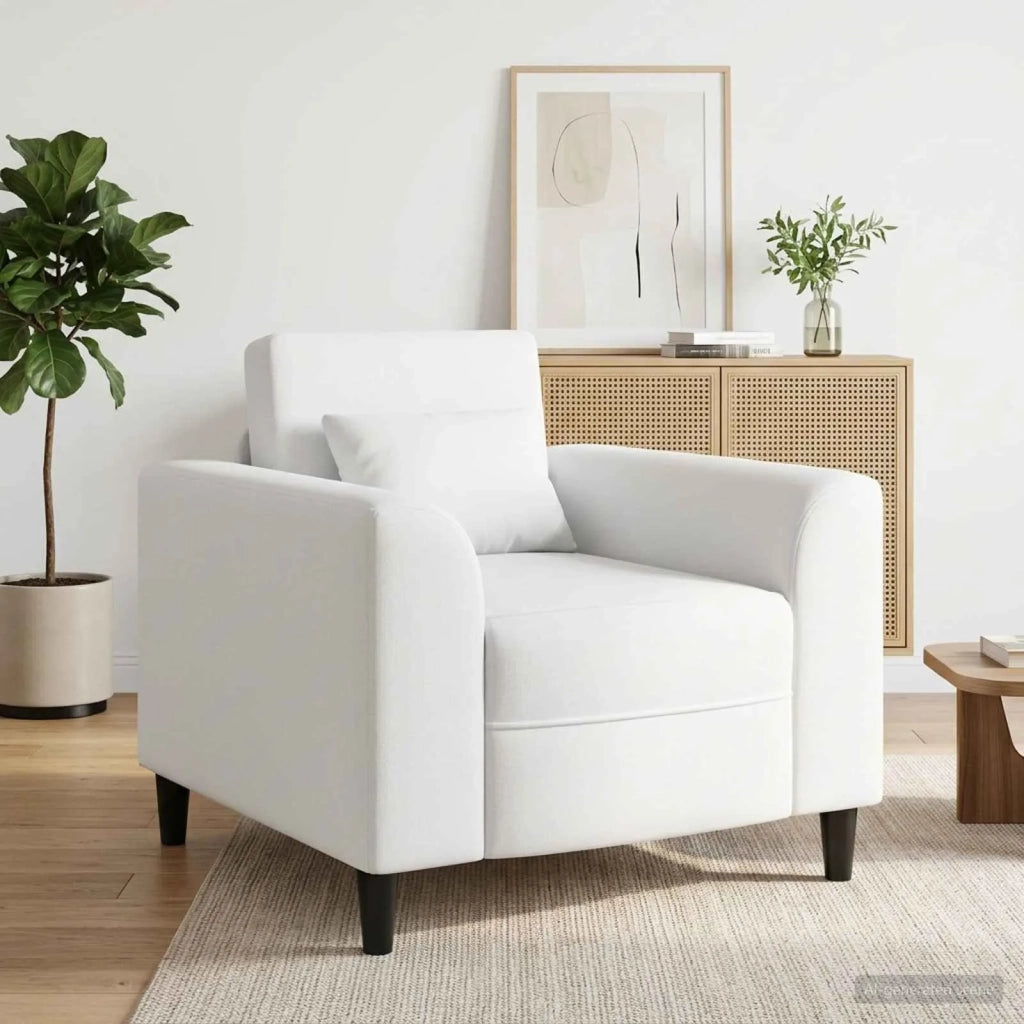 Poltrona Bianco Tessuto 42042464