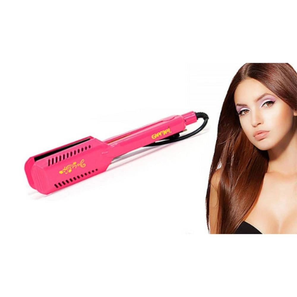 Trade Shop - Piastra Larga Per Capelli In Ceramica Professionale Da 140° A 220° Geemi Gm-2927 -