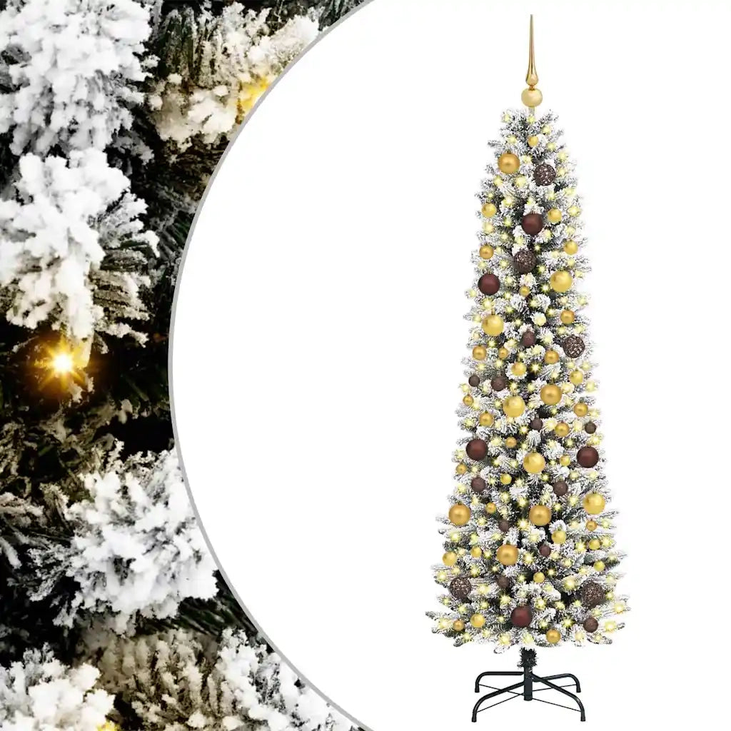 Albero di Natale artificiale Bianco 180 cm 3396102