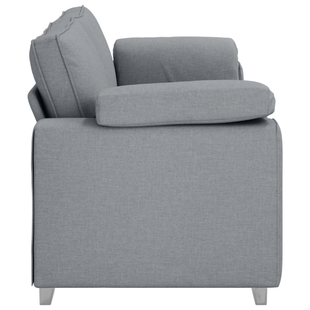 Divano 3-Persone Grigio chiaro 220 cm Tessuto 4105237