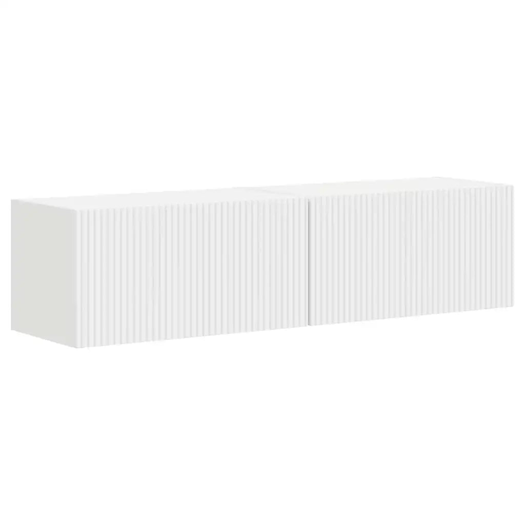 Mobile TV da parete 2 pcs Bianco 60 x 31 x 29,5 cm 892190